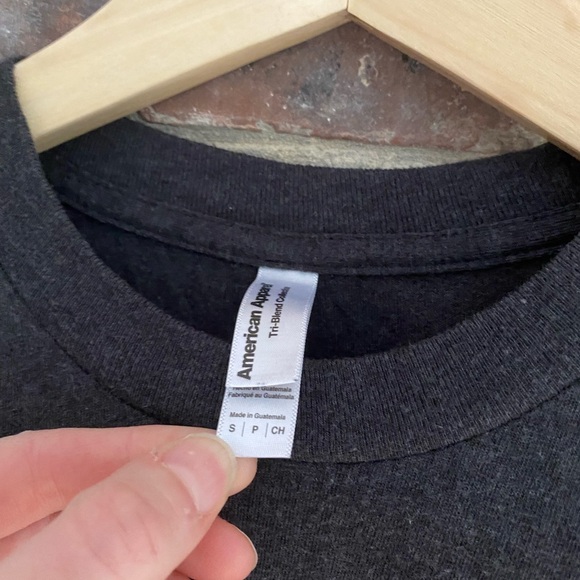 Gray American Apparel long sleeve shirt - Picture 2 of 3